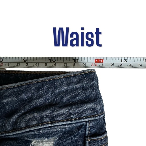 American Eagle 360 Next Level Stretch Hi Rise Jegging distressed jeans women 00S - Picture 8 of 12